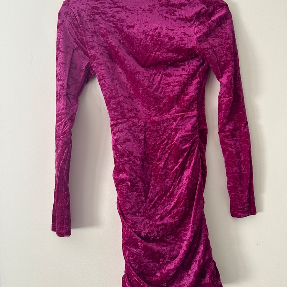 Maje Fall Winter 2019 velvet mid-length dress - Picture 2 of 3